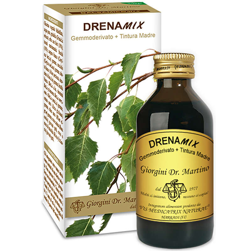 Giorgini - Drenamix gemmoderivato + tintura madre senza alcool 100 ml