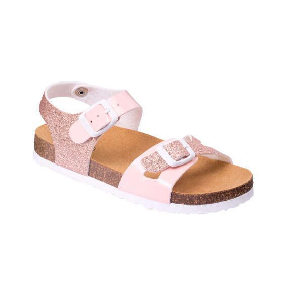 Smiley kid - Smyley kid synthetic patent+glitter rosa polvere 29