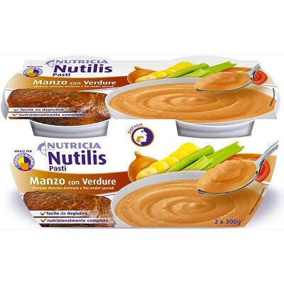 Nutricia - Nutilis pasti manzo con verdure 2 x 300 g