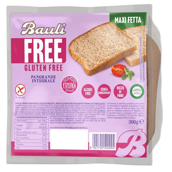 Bauli - Free pangrande integrale 300 g