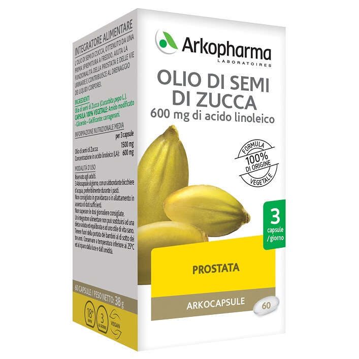 Arkofarm - Arko capsule olio semi zucca 60 capsule