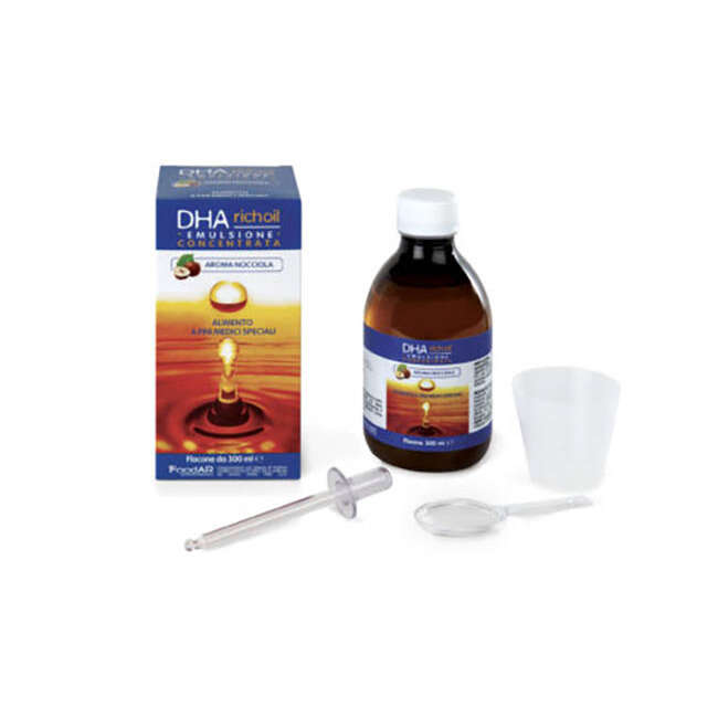 Dha richoil - Sciroppo al 25% di dha di origine algale gusto mandorla 30 ml