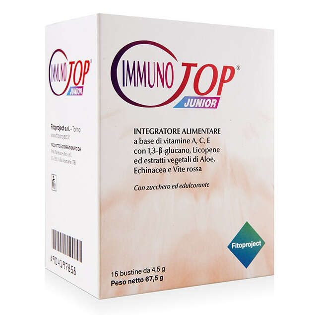 Fitoproject - Immunotop junior 15 bustine da 4,5 g
