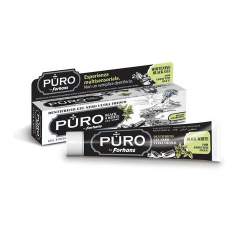 Forhans - Dentifricio  gel black4white