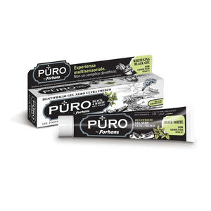 Forhans - Dentifricio  gel black4white