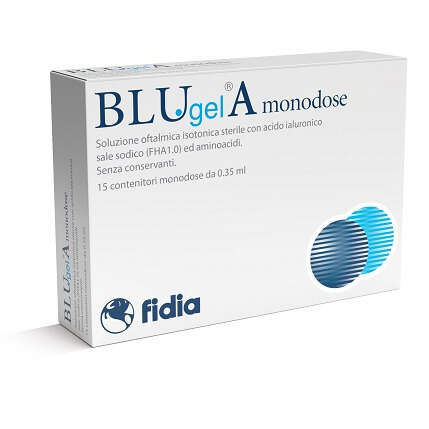 Blu gel - A monodose gocce oculari 15 contenitori monodose