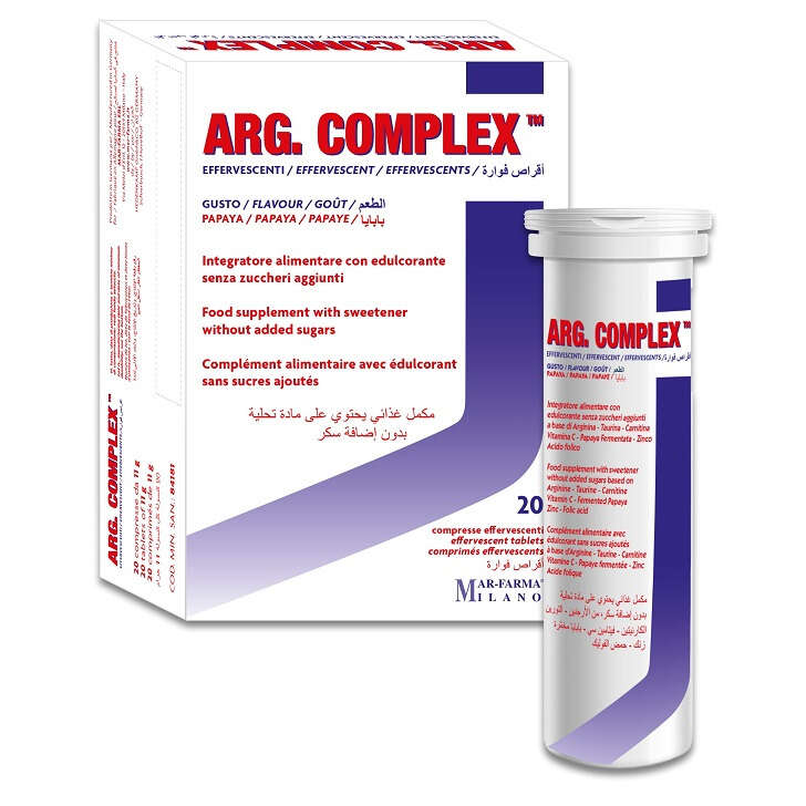 Arg. complex - Arg complex 20 compresse effervescenti