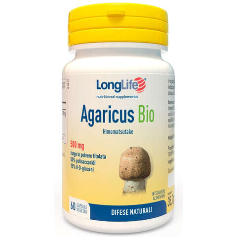 Longlife - Agaricus bio 60 capsule vegetali