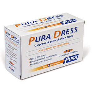 Sixtem life - Garza idrofila pura dress 18x40cm 12 pezzi