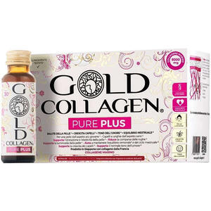 Pure plus - Gold collagen  10 flaconcini da 50 ml
