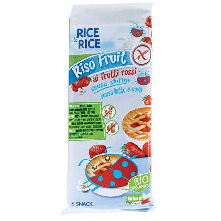 Probios - Rice&rice riso fruit frutti rossi 6 x 33 g senza uova
