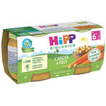 Hipp - Bio omogeneizzato carote/ceci 2x80 g
