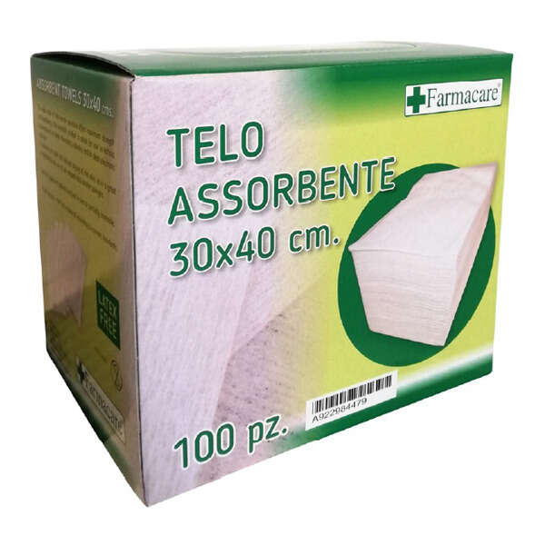 Farmacare - Telo assorbente 30x40cm 100 pezzi