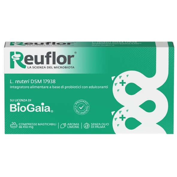 Reuflor - 20 compresse masticabili aroma limone