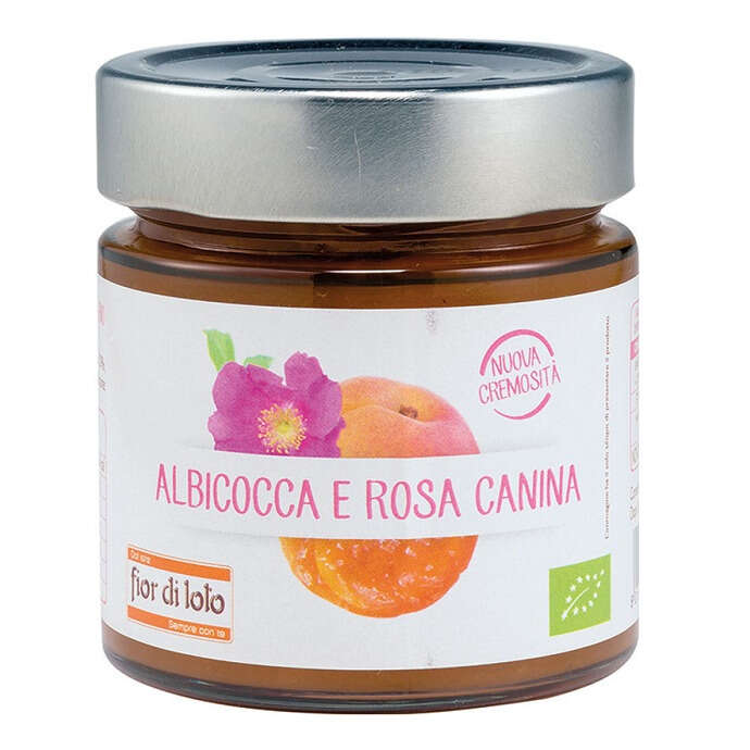 Fior di loto - Composta albicoc-rosa can250 g