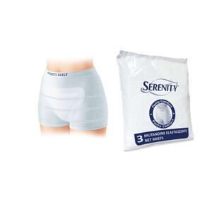 Serenity - Mutandina a rete per incontinenza  panty comfort m 3 pezzi
