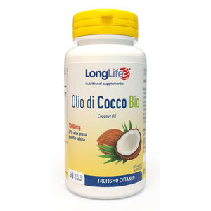 Longlife - Olio cocco bio 60 perle in gelatina
