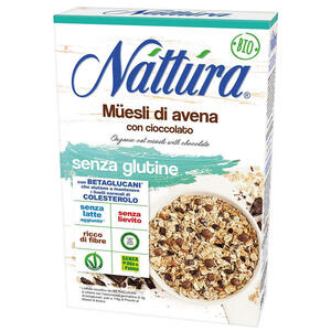 Muesli di avena - Nattura  con cioccolato bio 300 g