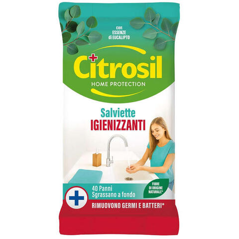 Citrosil - Salviette igienizzanti eucalipto 40 pezzi