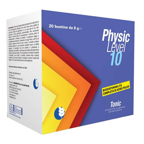 Biogroup - Physic level 10 tonic 20 bustine 8 g