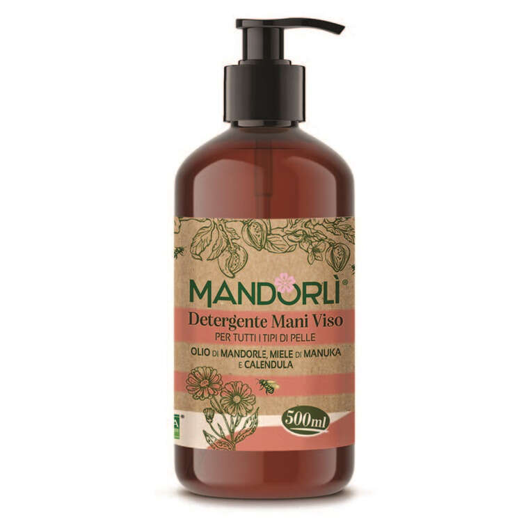 Codefar - Mandorli detergente mani viso per tutti i tipi di pelle 500 ml
