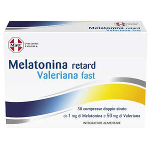 Matt pharma melatonina retard valeriana fast - Matt divisione pharma melatonina retard valeriana fast 30 compresse