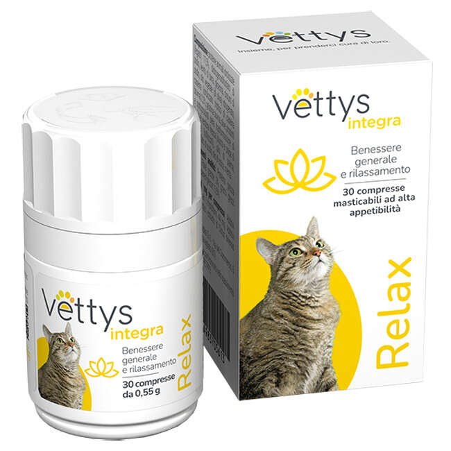 Vettys integra - Relax gatto 30 compresse masticabili