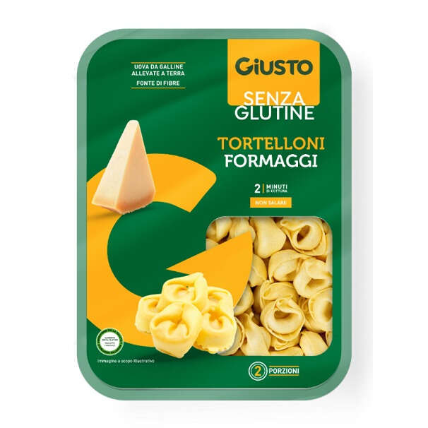 Giusto - Senza glutine tortelloni formaggi 250 g