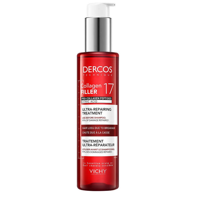 Vichy - Dercos collagen 17 filler trattamento pre shampoo 150 ml