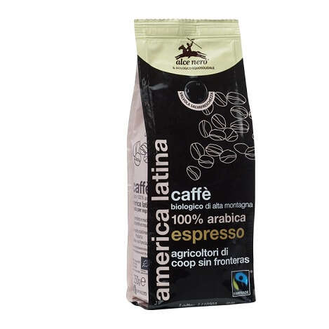 Alce nero fairtrade - Caffe' espresso bio fairtrade 250 g