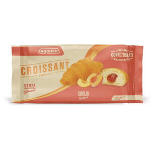 Agluten - Croissant albicocca 4 pezzi da 55 g