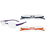 Twins - Occhiale da lettura premontato  silver triple +1,00 diottrie