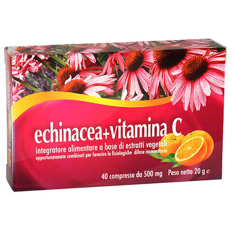 Echinacea + vitamina c - 40 compresse