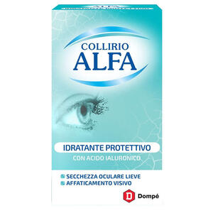 Collirio alfa - Idratante protettivo 10 flaconcini monodose da 0,5 ml