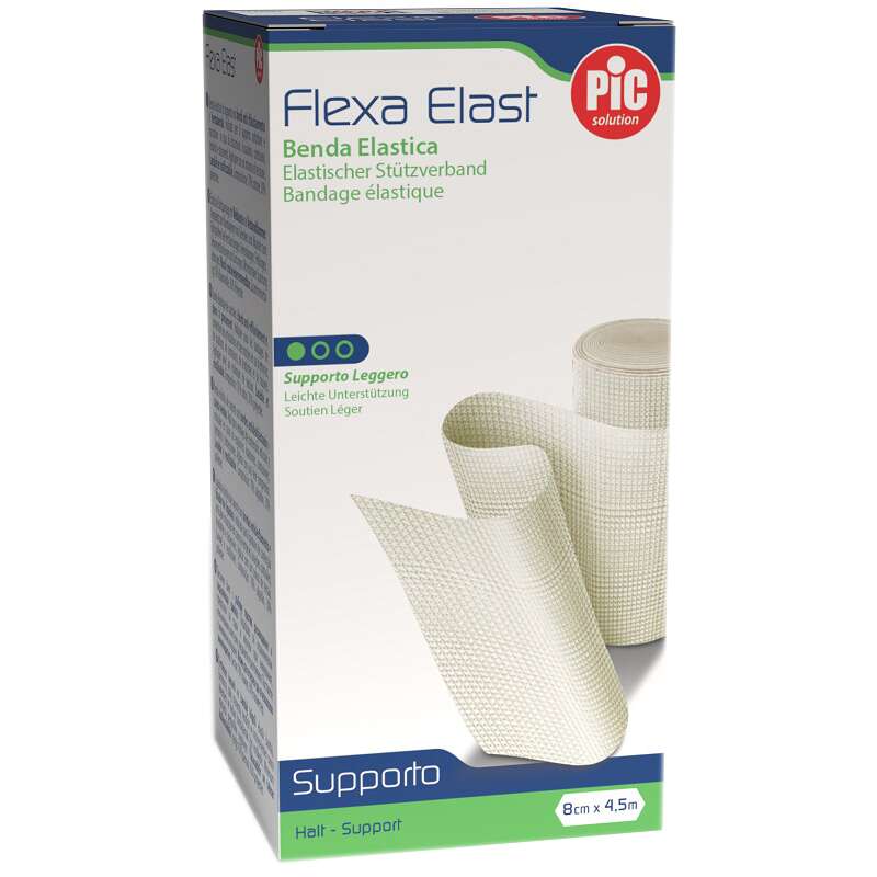 Flexa elastica benda - Benda elastica pic bianca cm8x4,5m