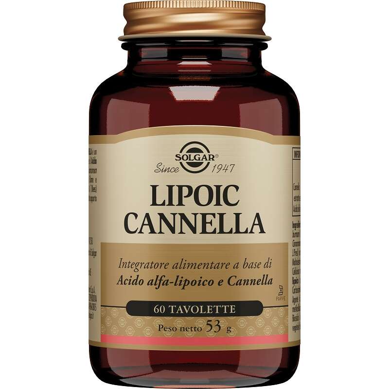 Solgar - Lipoic cannella 60 tavolette