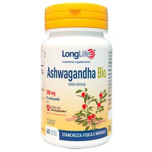 Longlife ashwagandha bio - 5% 300 mg 60 capsule vegetali