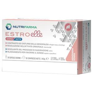 Estroelle - Giorno & notte 30 capsule + 30 compresse senza glutine e lattosio