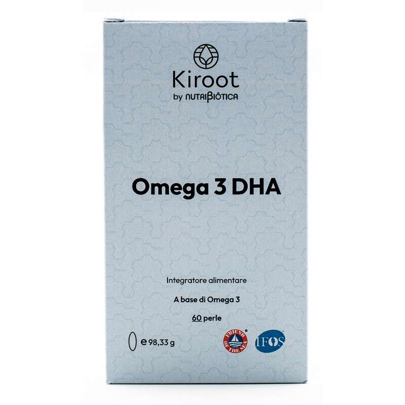 Kiroot omega 3 dha - Kiroot by nutribiotica omega 3 dha 60 perle senza glutine senza lattosio