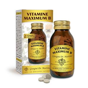 Vitamine maximum b - 180 pastiglie con edulcorante