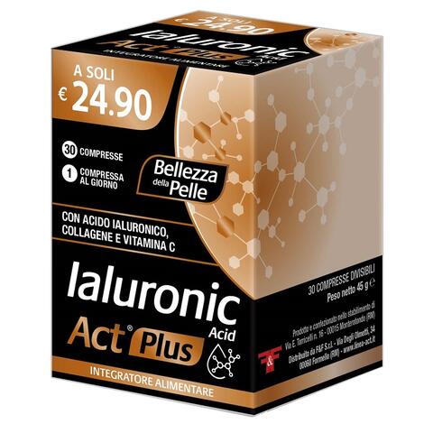 Act plus - Ialuronic acid  30 compresse divisibili
