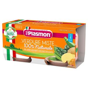 Plasmon - OMOGENEIZZATO VERDURE MISTE 80 G X 2 PEZZI