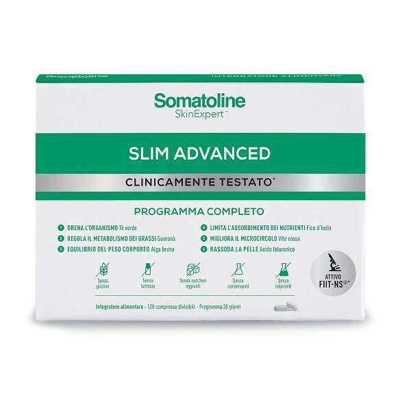 Somatoline - Slim advanced 120 compresse senza glutine senza lattosio