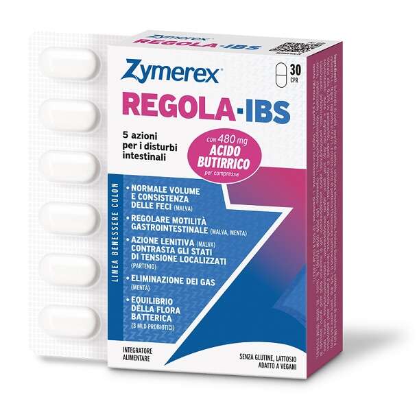 Zymerex - Regola-ibs 30 compresse senza glutine senza lattosio