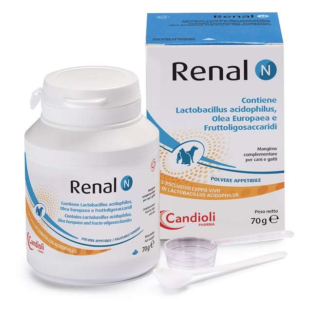 Renal - N mangime complementare per cani e gatti barattolo 70 g