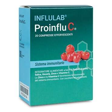 Laboratorio della farmacia -  PROINFLU C 20 COMPRESSE EFFERVESCENTI LINEA PROPOLI