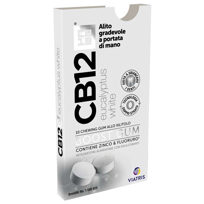 Cb12 - Boost eucalyptus white 10 chewing gum
