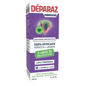 DÉparaz shampoo preventivo anti pidocchi - Deparaz shampoo preventivo anti pidocchio 150 ml