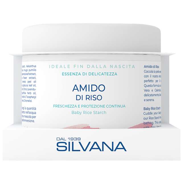 Laboratorio silvana - Silvana amido di riso coccole con aloe vera e calendula 200 g