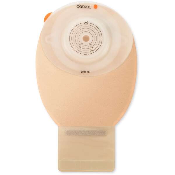 Hollister - Dansac novalife tre 1 sacca aperta opaca convex maxi per ileostomia con finestra ritagliabile 15-59 mm 500 ml 10 pezzi